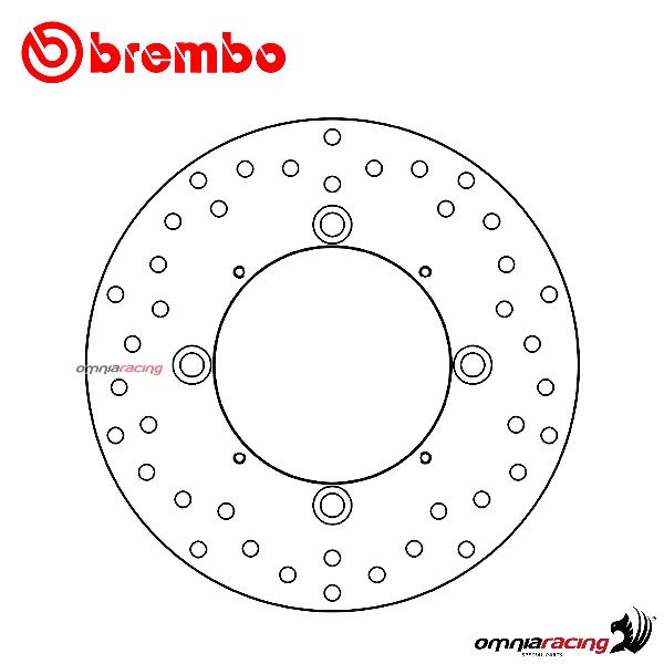 Disco freno Brembo Serie Oro posteriore fisso per Honda CBR250R/ABS 2011>2013