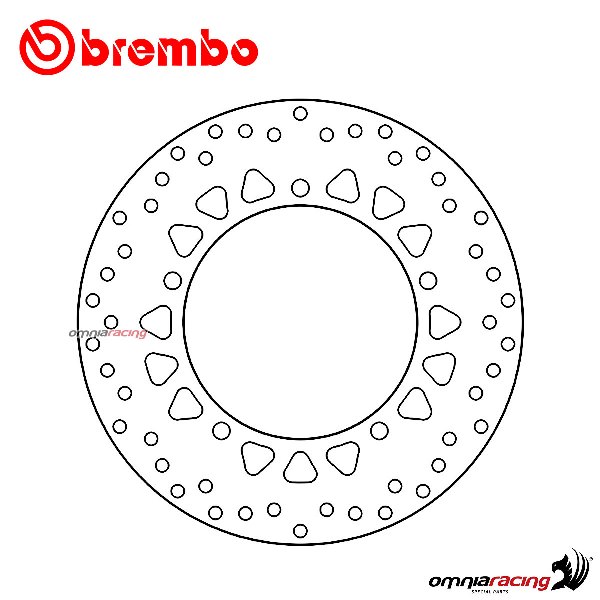 Disco freno Brembo Serie Oro anteriore fisso per Honda CBR125R 2011>2016