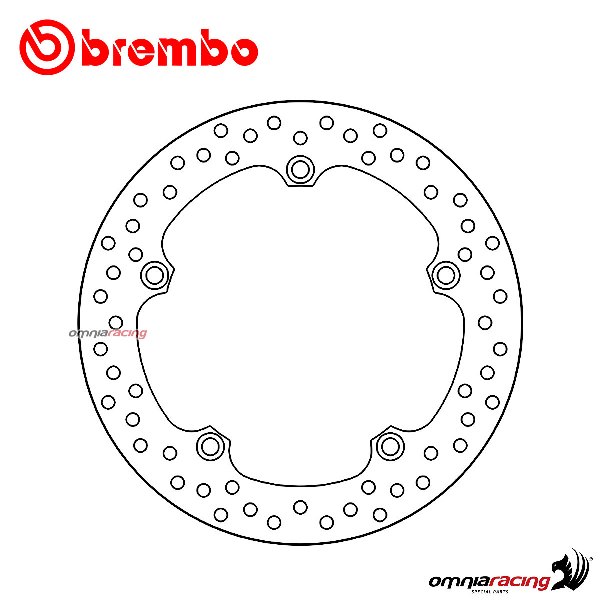 Brembo Serie Oro rear fixed brake disc for Honda VFR1200X CrossTourer ABS 2012>