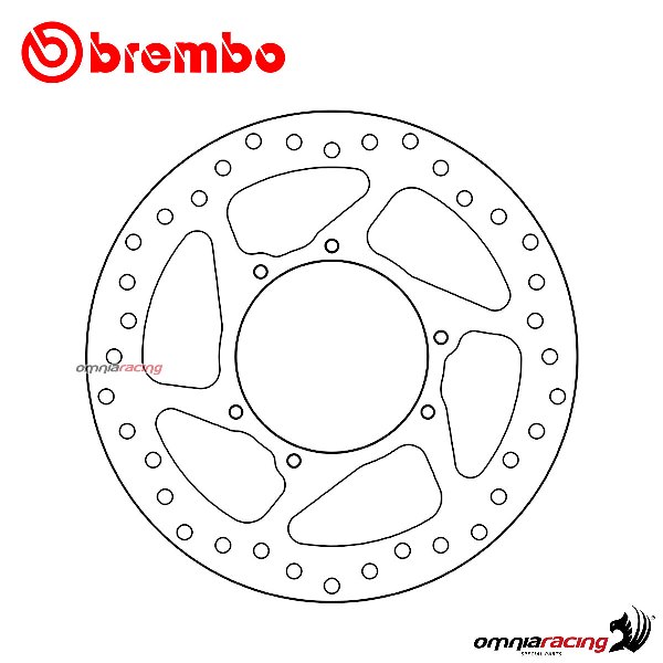 Brembo Serie Oro front fixed brake disc for Honda CRF450R 2015>
