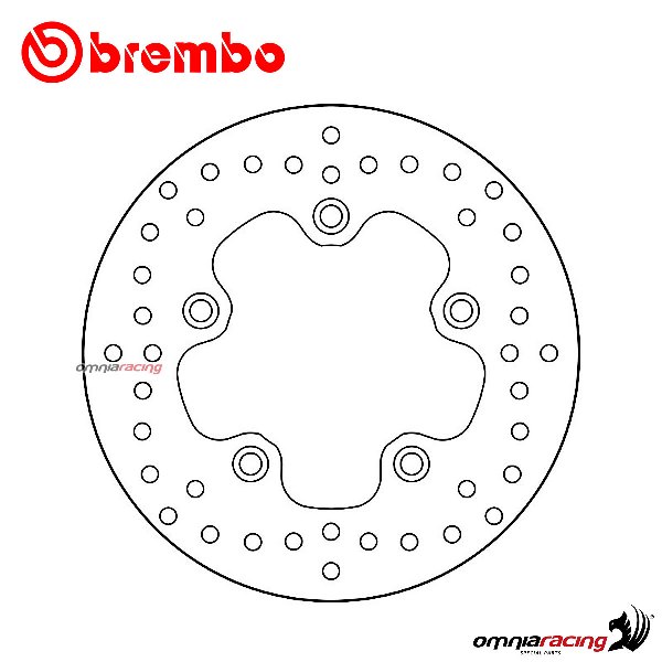 Disco freno Brembo Serie Oro posteriore fisso per Sym Symphony 125ST 2015>
