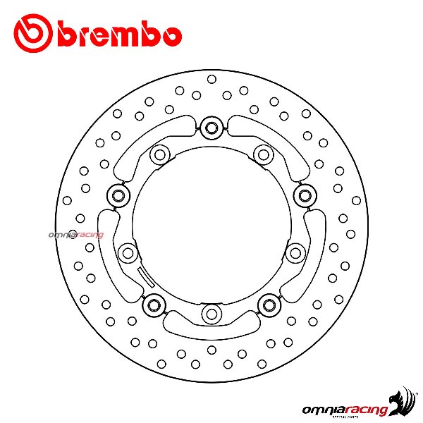 Disco freno Brembo Serie Oro anteriore flottante per Yamaha Tmax 560 ABS 2020>