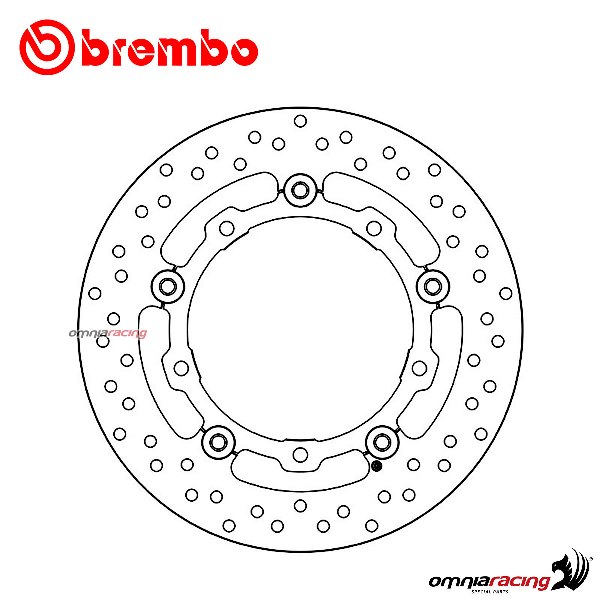 Brembo Serie Oro front floating brake disc for Yamaha Xmax 400/ABS 2014>
