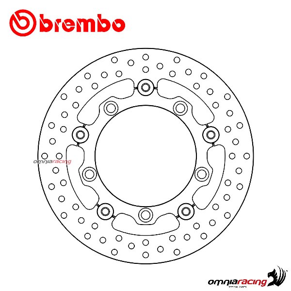 Disco freno Brembo Serie Oro anteriore flottante per Suzuki AN650 Burgman 2013>2017