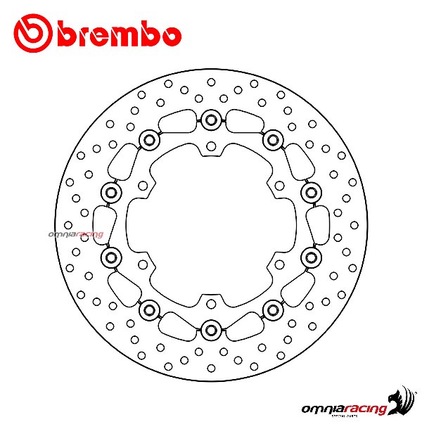 Disco freno Brembo Serie Oro anteriore flottante per Yamaha XT660R 2004>2016