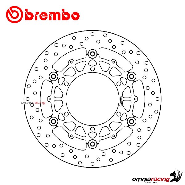 Disco freno Brembo Serie Oro anteriore flottante per BMW K1100RS 1992>1996