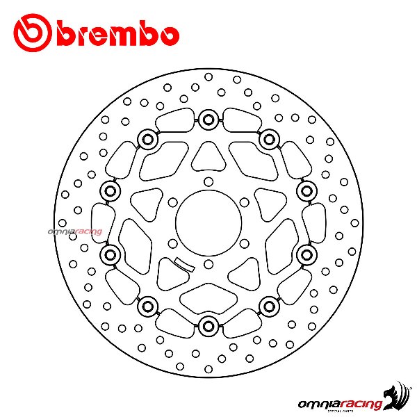 Disco freno Brembo Serie Oro anteriore flottante per Ducati Multistrada 620 2005>2006