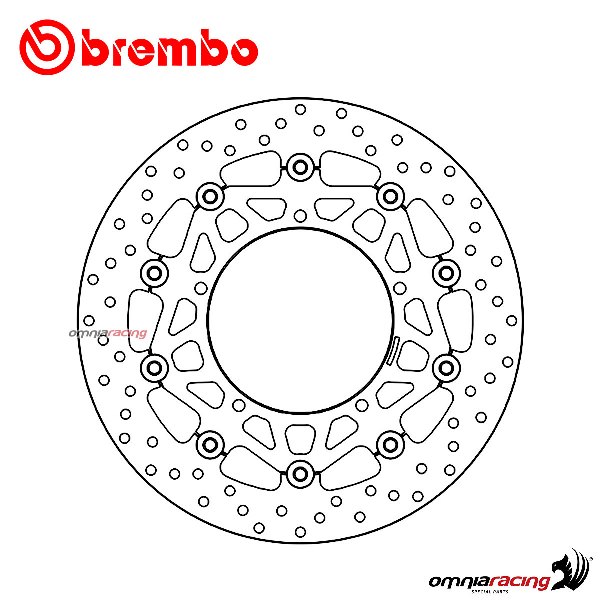Disco freno Brembo Serie Oro anteriore flottante per Yamaha MT10/MT10SP 2016>