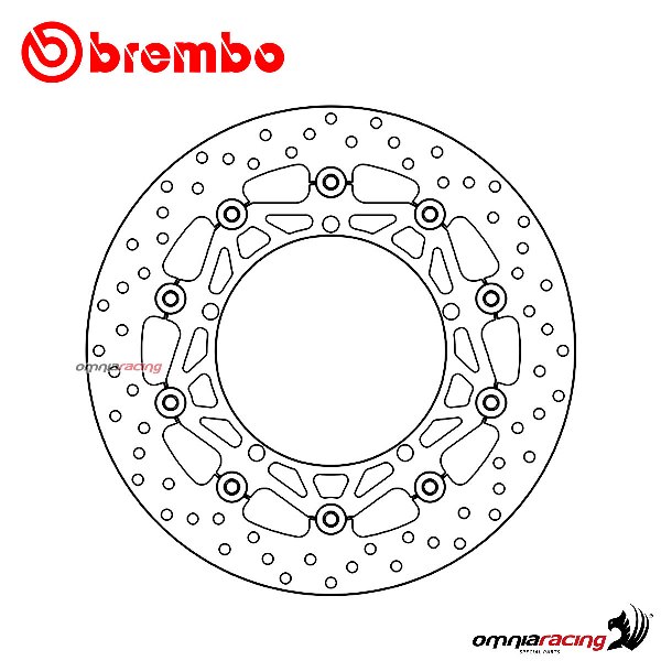 Brembo Serie Oro front floating brake disc for Triumph Sprint GT 1050 ABS 2010>2016