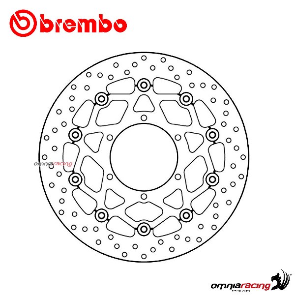 Brembo Serie Oro front floating brake disc for Suzuki GSXR1000 2017>