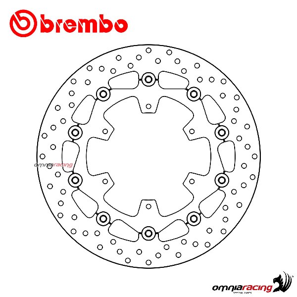 Brembo Serie Oro front floating brake disc for Husqvarna 701 Supermoto 2016>