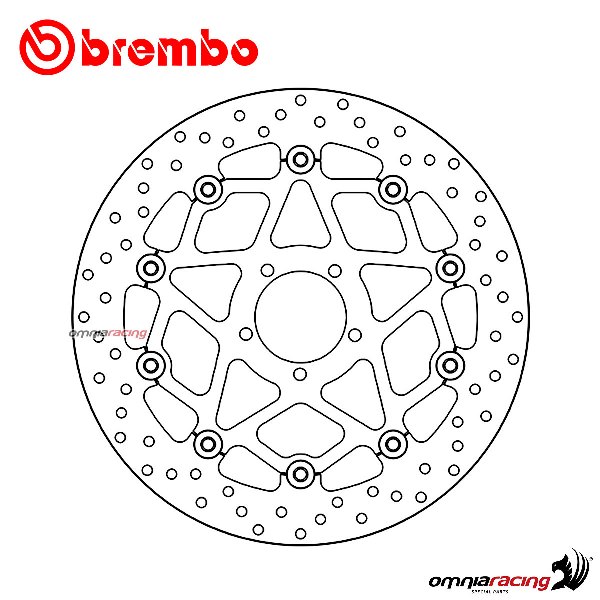 Brembo Serie Oro front floating brake disc for KTM SuperDuke 1290GT/R 2016>
