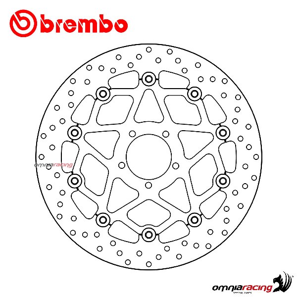 Disco freno Brembo Serie Oro anteriore flottante per KTM SuperDuke 1290GT/R 2016>