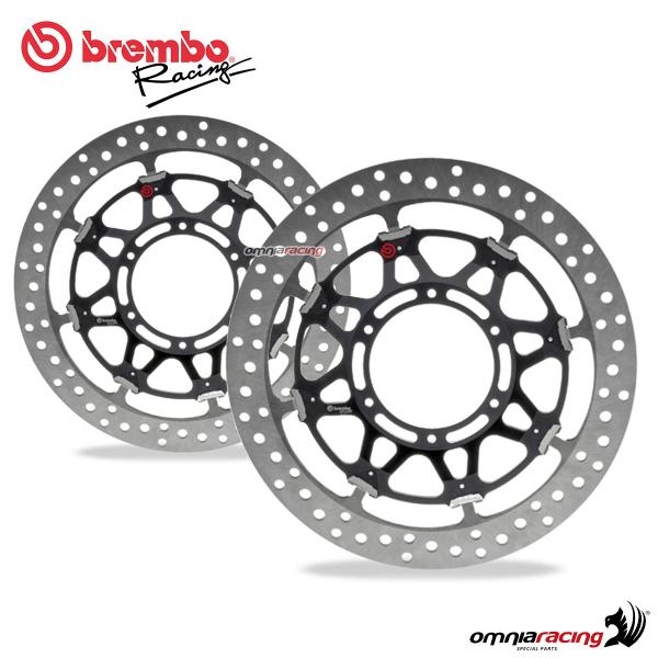 Coppia dischi freno anteriori Brembo Pistabassa da 330mm per Aprilia RSV4 2015>
