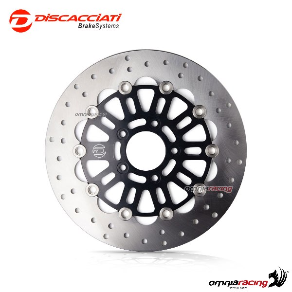 Increased disc Discacciati diameter 320mm black for Harley Davidson xr1200