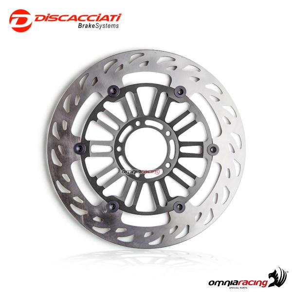 Front floating disc Discacciati light diameter 320mm black color for KTM Duke 890 R 2020>