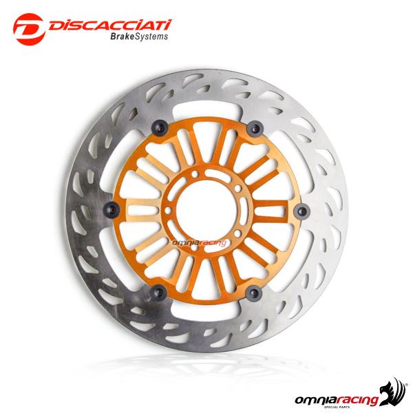 Front floating disc Discacciati light diameter 320mm orange color for KTM SuperDuke 1290R 2019>