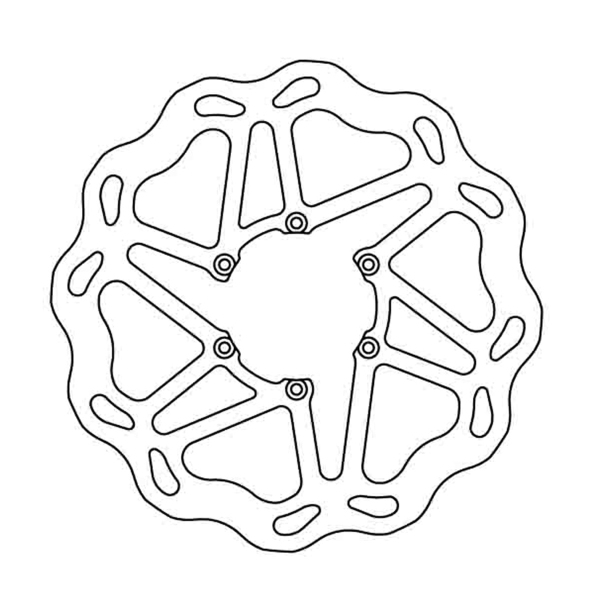 Galfer front Fixed Wave brake disc 300mm Rieju MRT50 2009