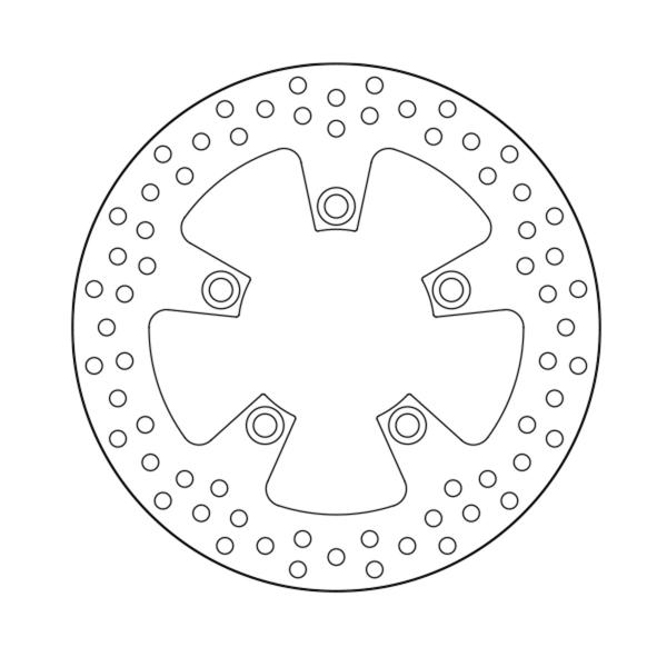 Newfren Fixed rear brake disc Kymco DownTown 125I 2009-2016