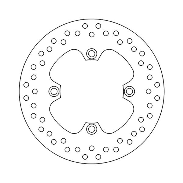 Newfren Fixed rear brake disc Honda Silver Wing 400 FJS 2006-2008
