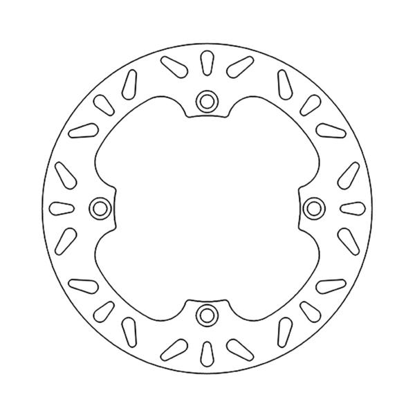 Newfren fixed front brake disc Honda CB350 SG 1986-1988