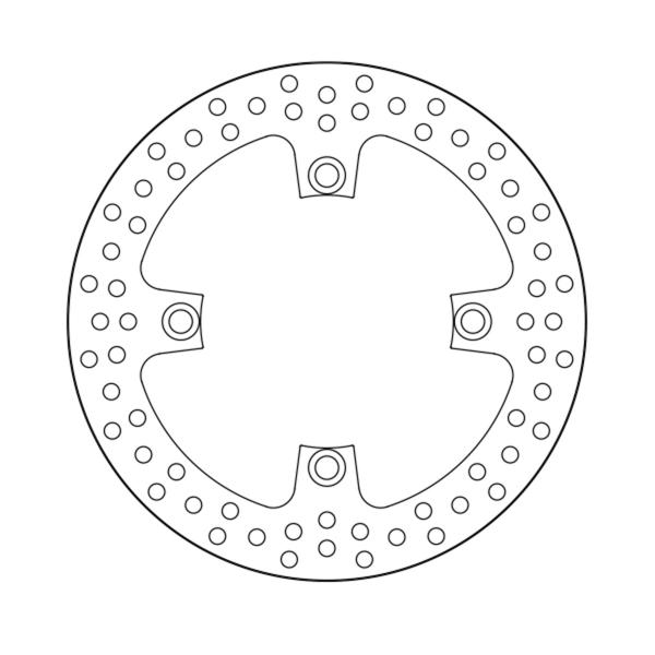 Newfren Fixed rear brake disc Honda CBF1000 2006-2012