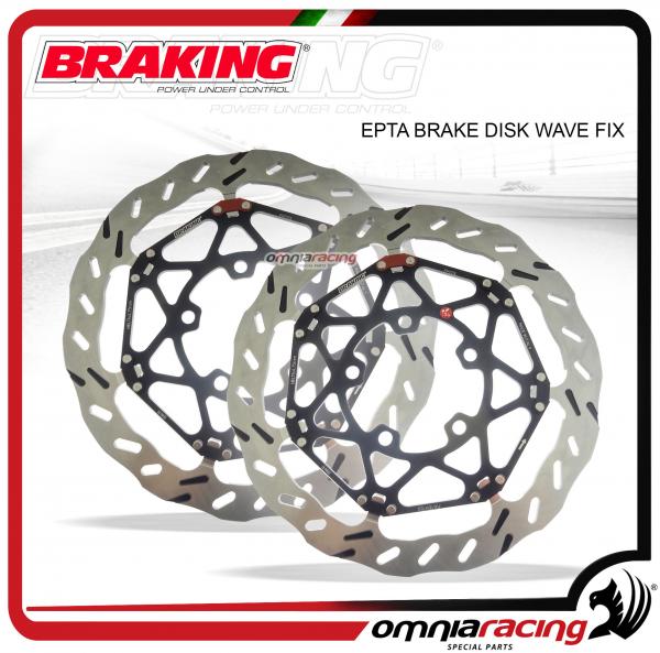 Yamaha Front+Rear Stainless Steel Brake Disc Rotor Pads YZF R6 600 2005-2016