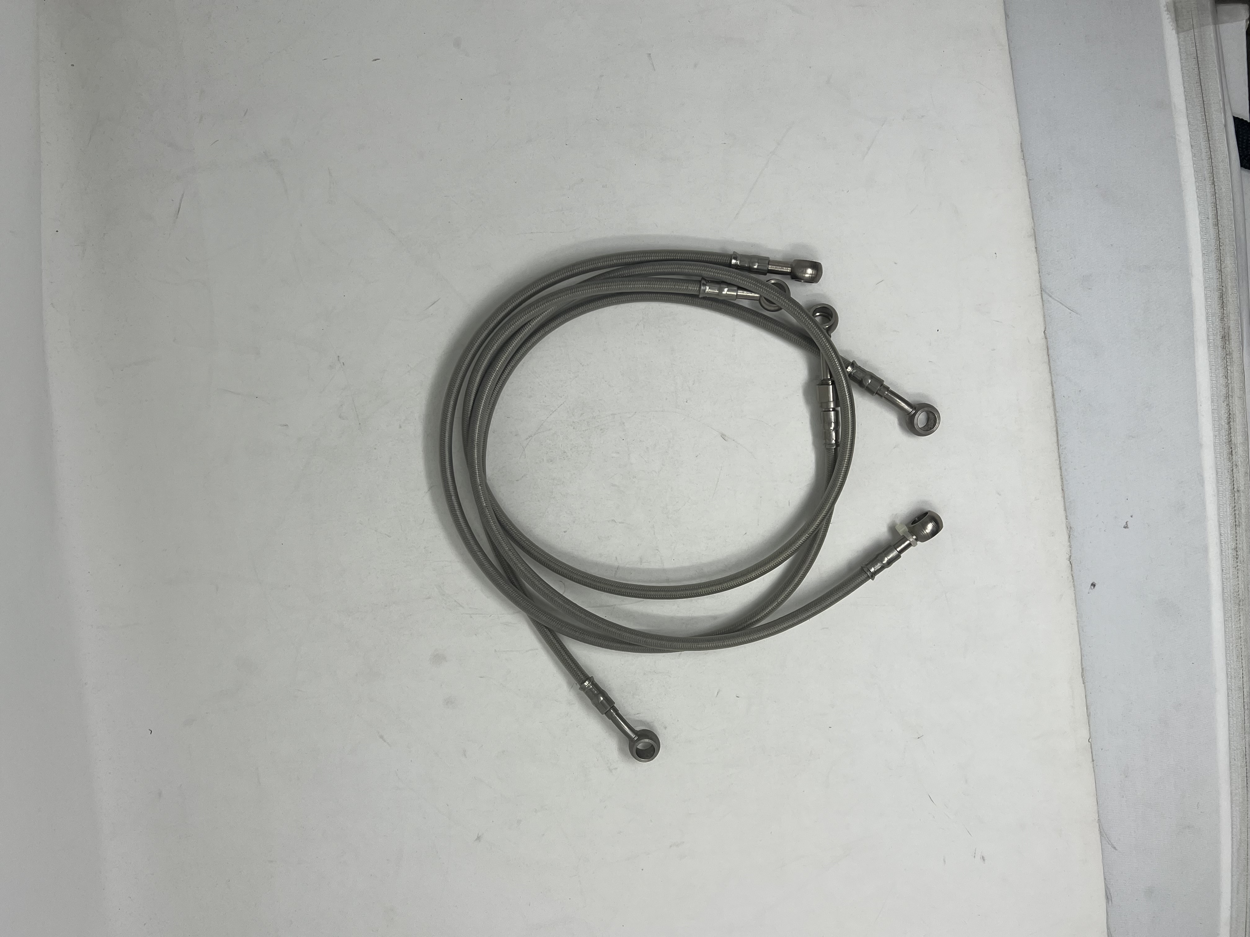 Black Brake Hose Kit for Black Fittings Mv Agusta Brutale 990R 2009-2012