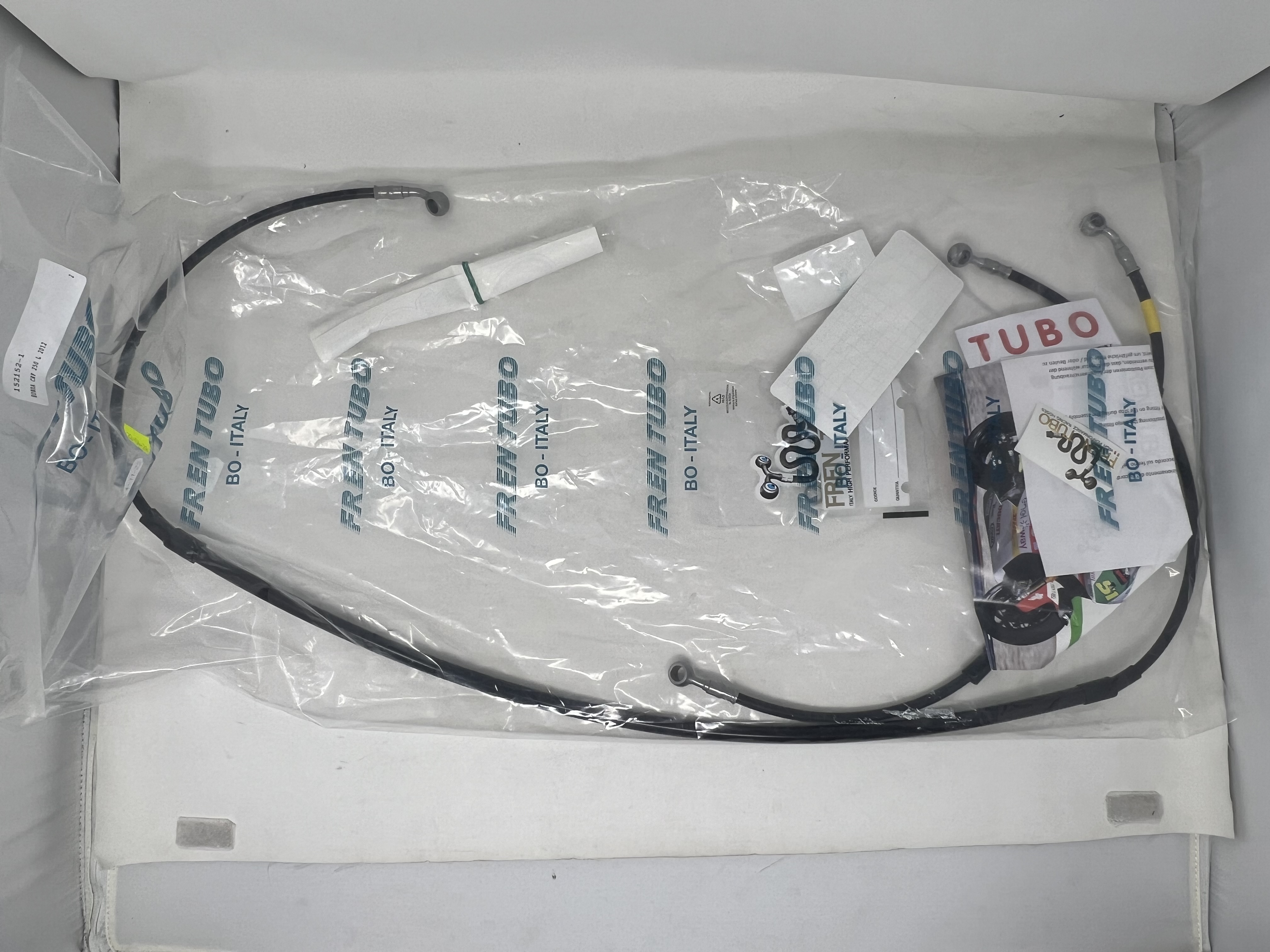 Kit Tubi freno Nero raccordi Acciaio Honda CRF250L 2012
