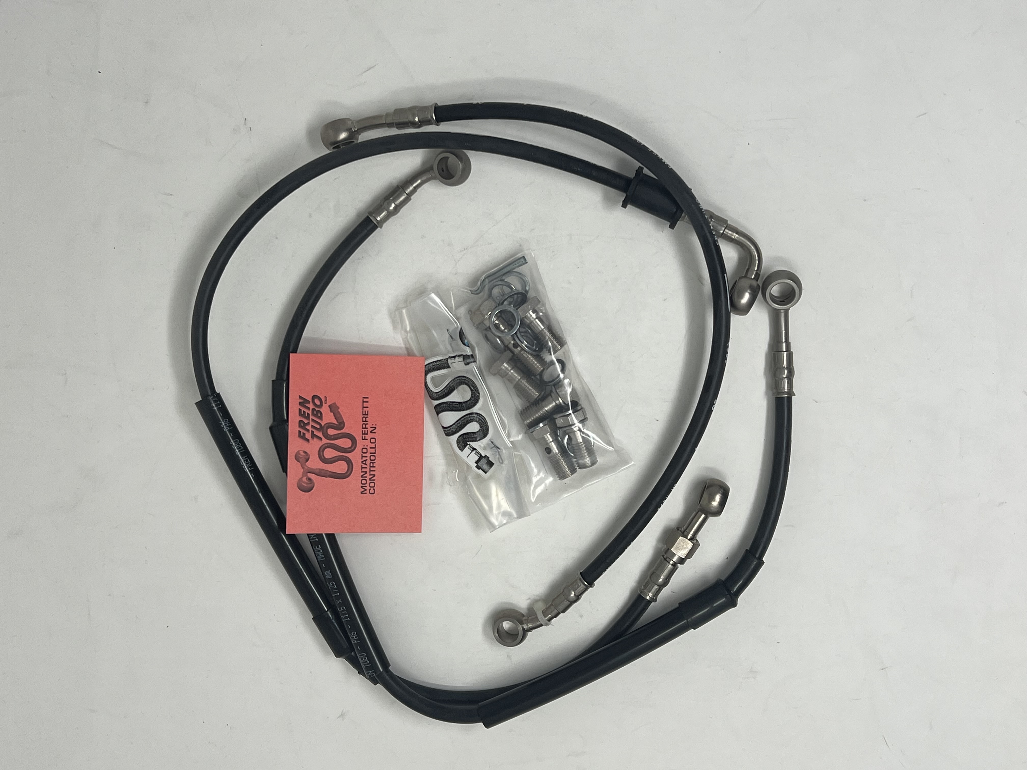 Transparent Steel Brake Hose Kit Kawasaki Ninja ZX10R 1000 2008-2010