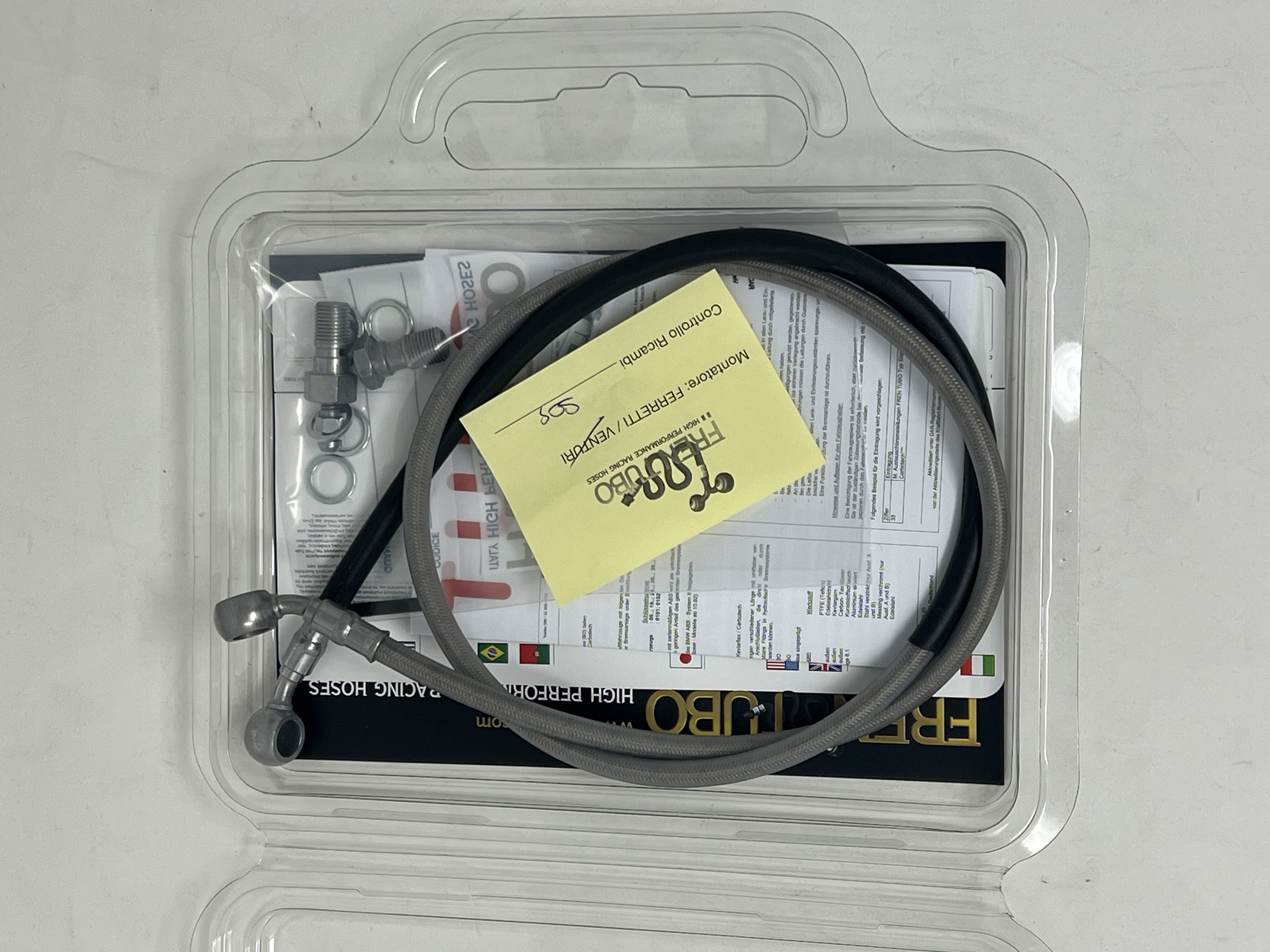 Clutch Hoses Kit Black Steel Fittings Ducati SPORTCLASSIC GT1000 TOURING 2009