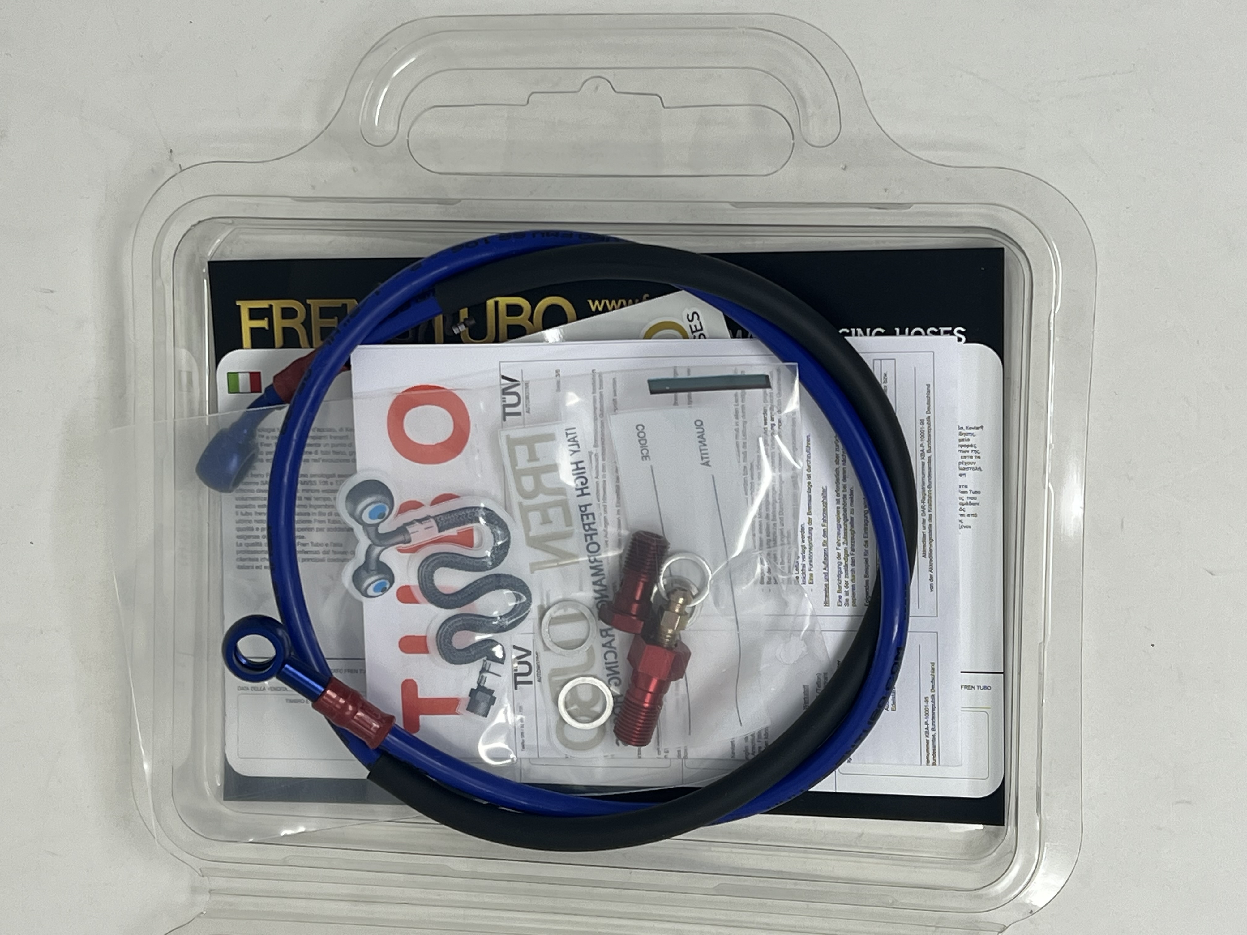 Tubi frizione Blu raccordi Rosso/Blu Ducati 620/750/800/900/1000 1999-2004