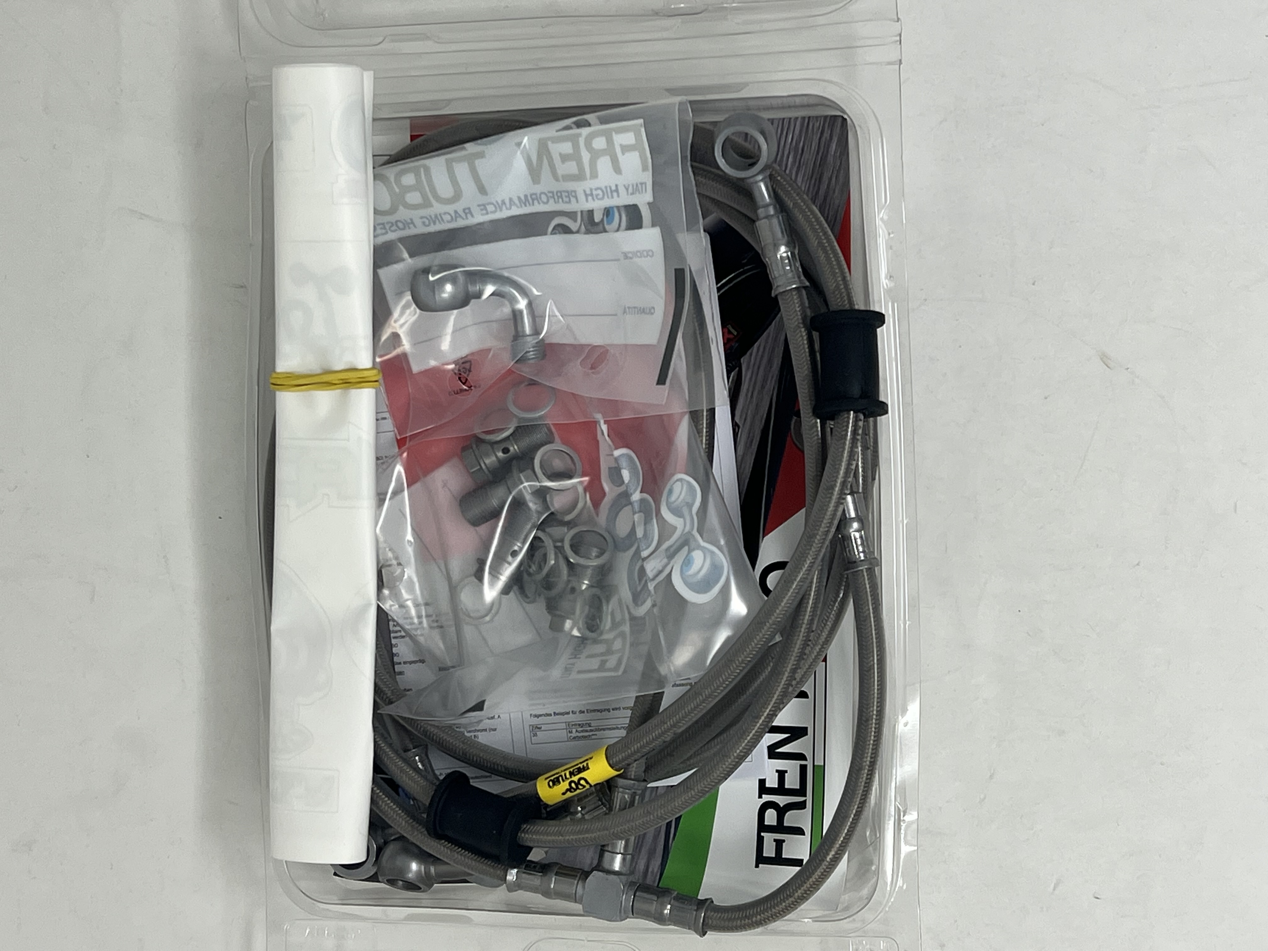 Transparent Steel Brake Hoses Kit Ducati Monster S2R 800 2006-2007