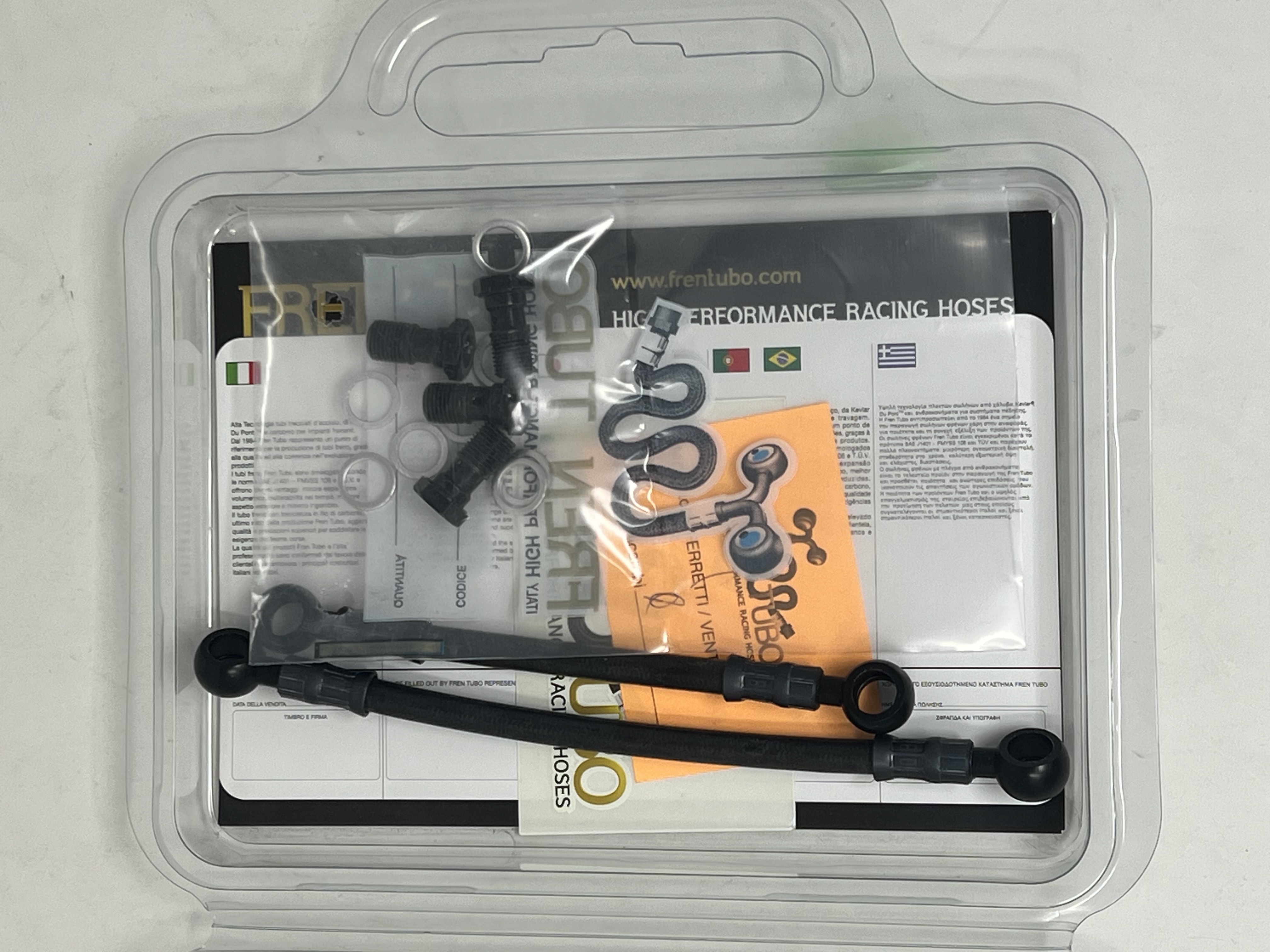 Oil delivery hose kit Black fittings Ducati Monster 900 1993-1997