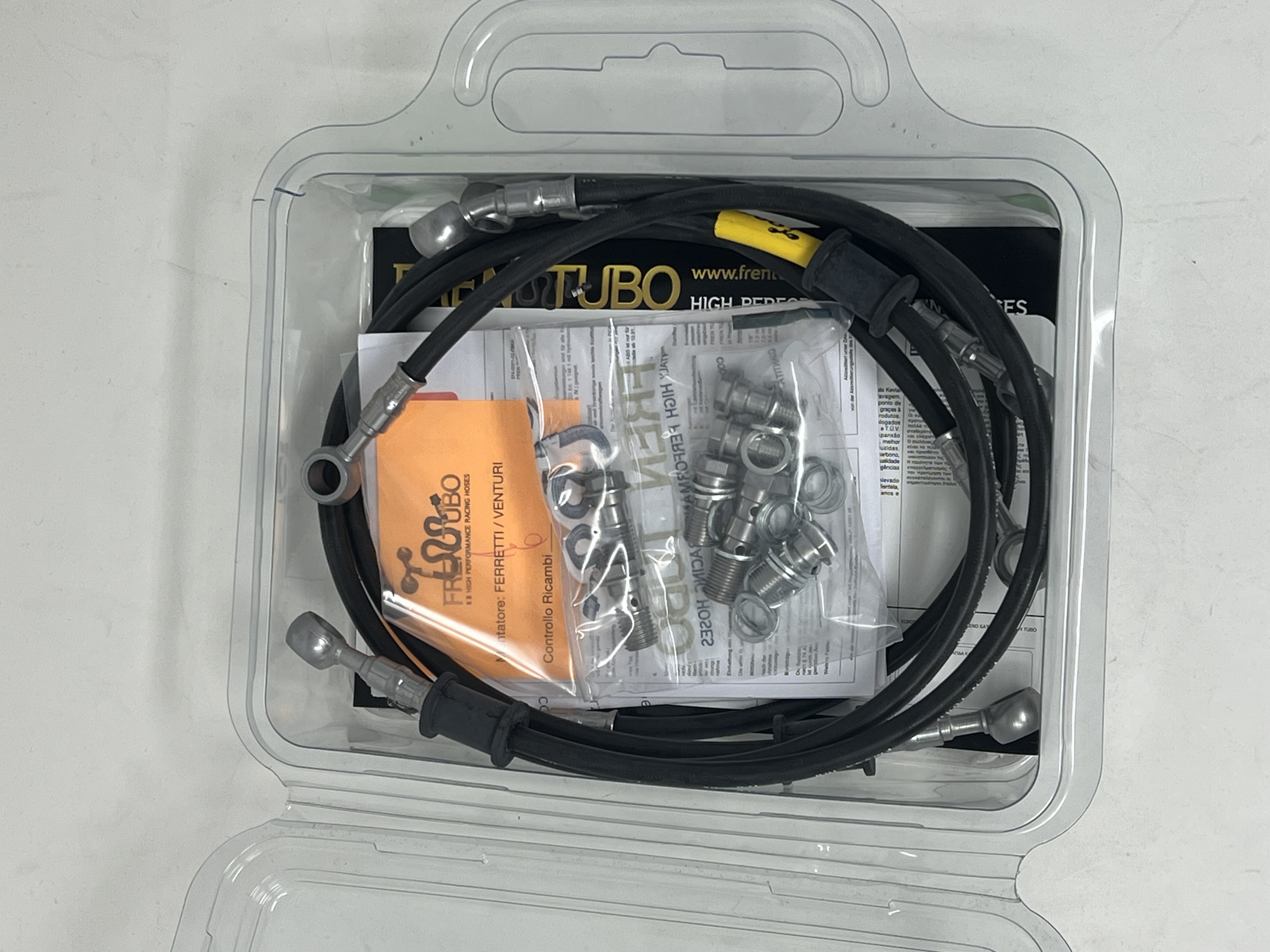 Black Steel Brake Hose Kit Suzuki GSF600 Bandit 2000-2004