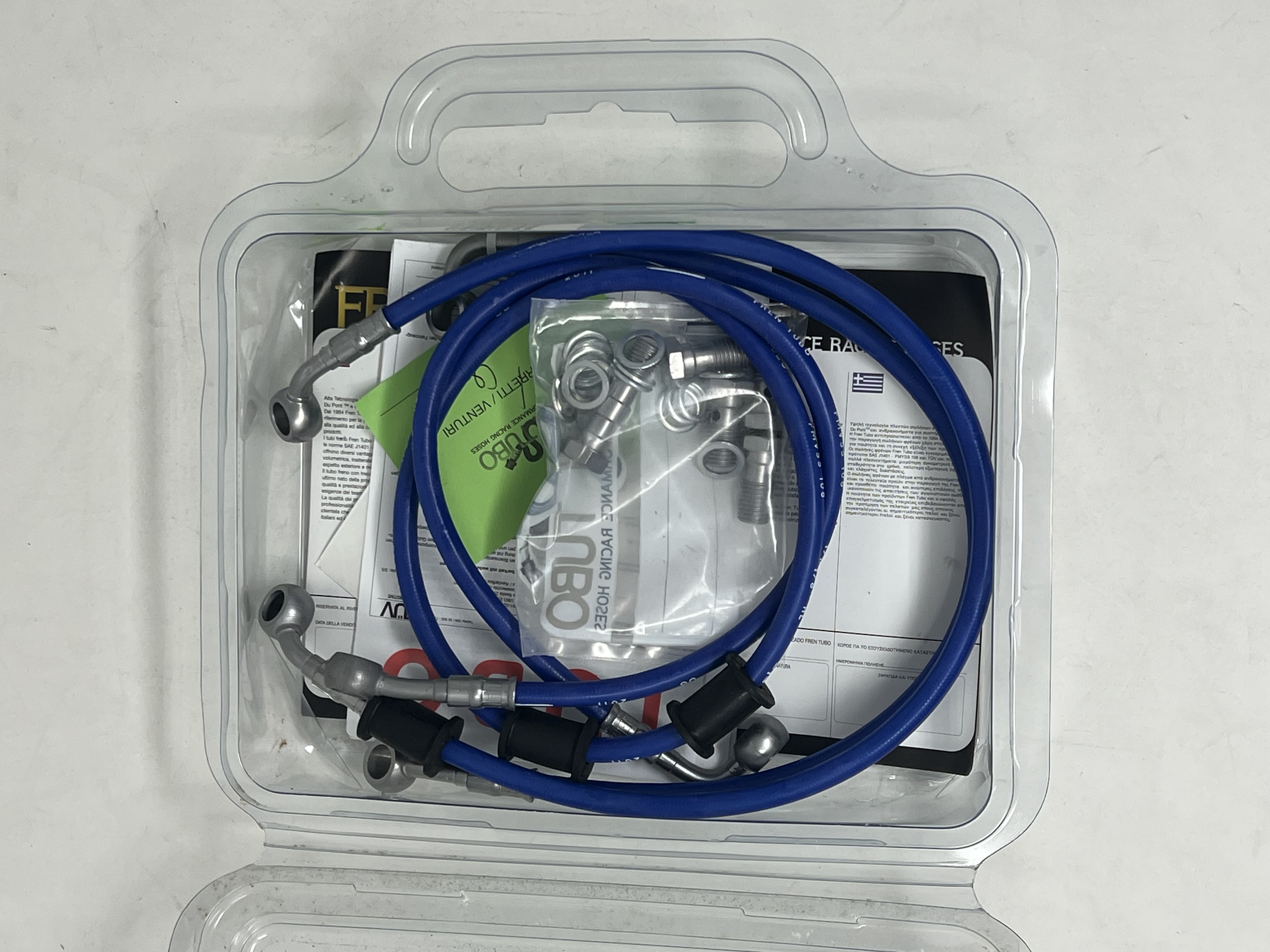 Blue Brake Hose Kit Steel Radial Master Cylinder Suzuki Gladius 650 2009-2015