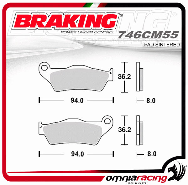 KTM EXC/XCR-W 530 08-11 Front Performance Brake Pads 