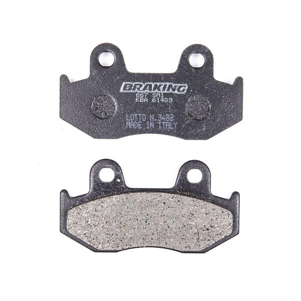 Pastiglie anteriori Braking SM1 semi metalliche Honda MBX 80 1986