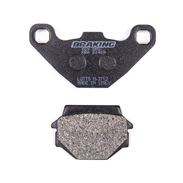 Pastiglie posteriori Braking SM1 semi metalliche Aeon Elite 125 2012-2013