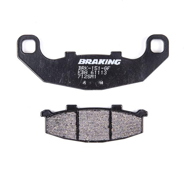 Pastiglie anteriori Braking SM1 semi metalliche Kawasaki GPX250R 1988-1989