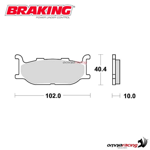 Braking CM33 coppia pastiglie freno anteriori sinterizzate