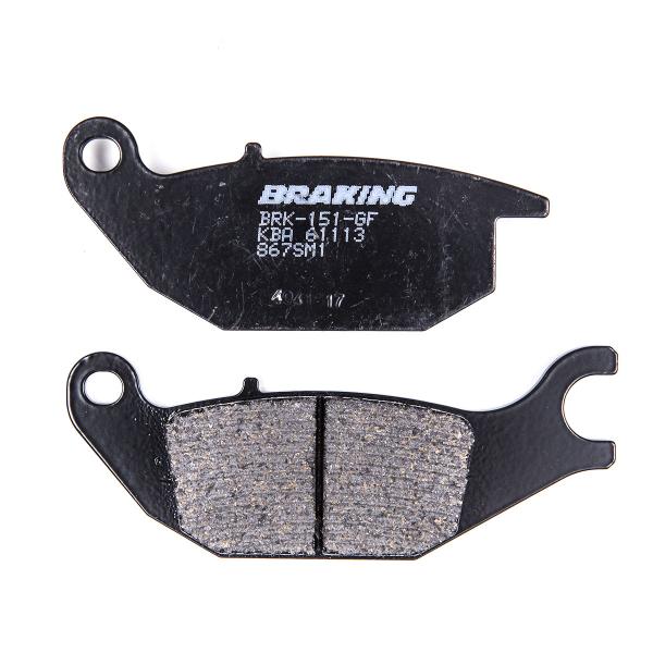 Braking rear pads SM1 semi metallic Yamaha Tricity 125 2014-2020