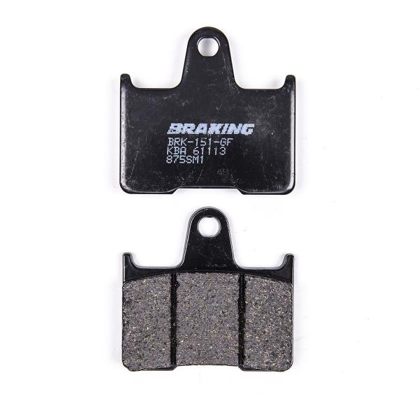 Pastiglie posteriori Braking SM1 semi metalliche Kawasaki ZX7RR Ninja 1996-2003