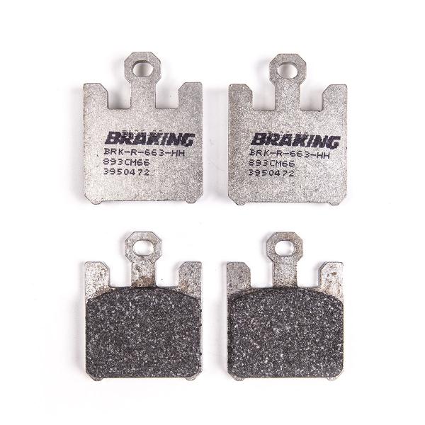 Braking front pads CM66 semi metallic Kawasaki ZX10R 2004-2007