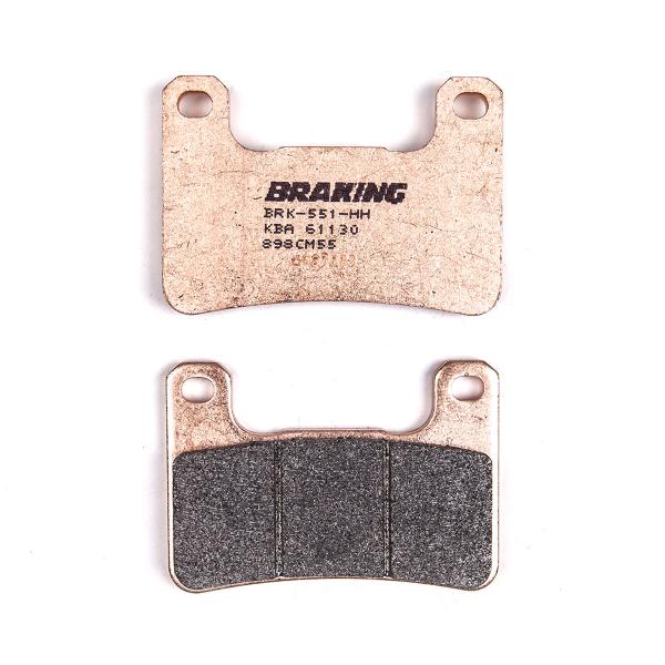 Braking front pads CM55 sintered Suzuki GSXR600 2004-2010