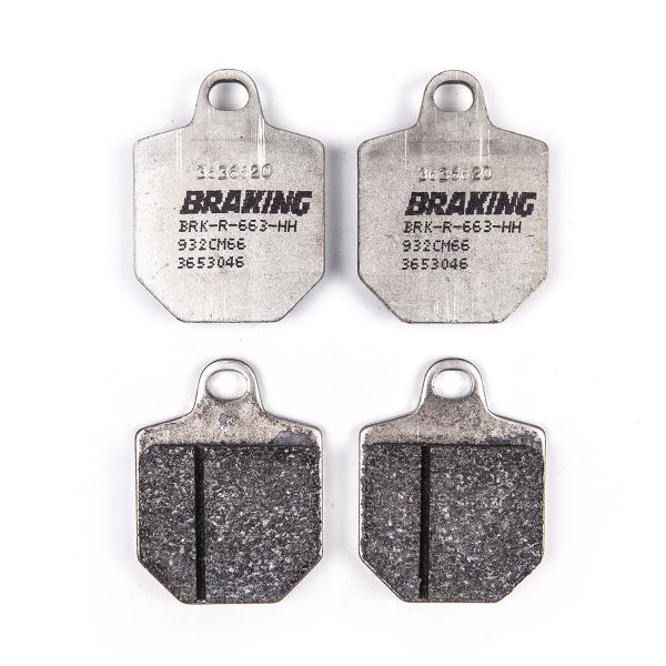 Braking front pads CM66 semi metallic HM CRM R SuperMoto 125 2007