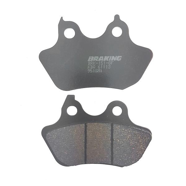 Pastiglie posteriori Braking SM1 semi metalliche Harley Davidson XLH883 Sportster 2000-2003