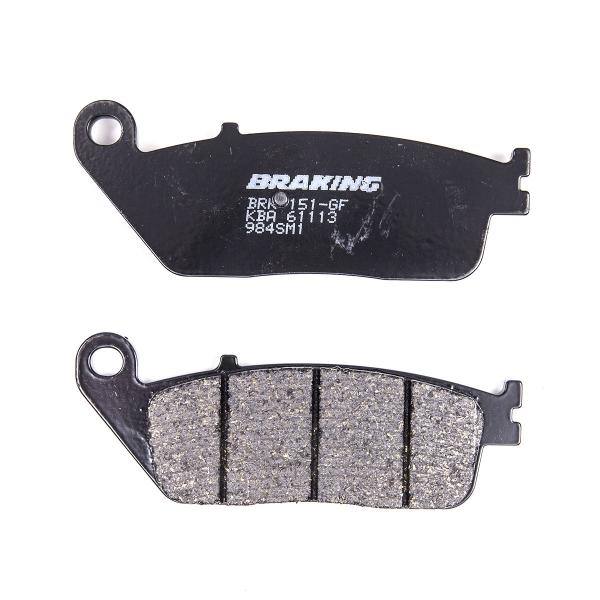 Braking rear pads SM1 semi metallic Kymco Xciting 400 2012-2016