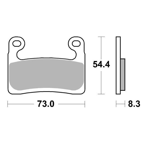 Braking front pads P50 sintered BMW R1250RT Sport 2019