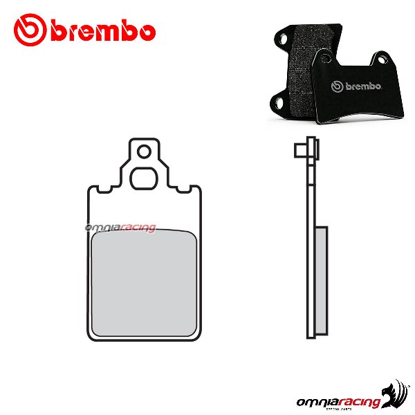 Brembo front brake pads CC Scooter Carbon Ceramic for Malaguti F15 50 FireFox 1996-1997